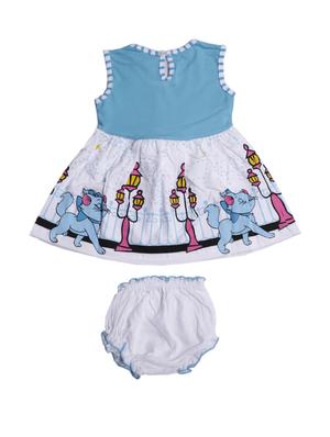 blue cotton frock - 17515517 - Standard Image - 2
