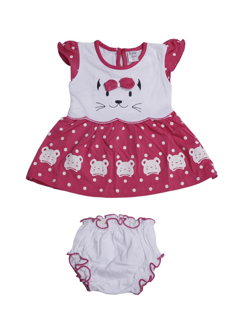 pink cotton frock - 17515528 - Zoom Image - 1