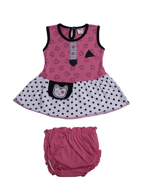 pink cotton frock - 17515530 - Standard Image - 1