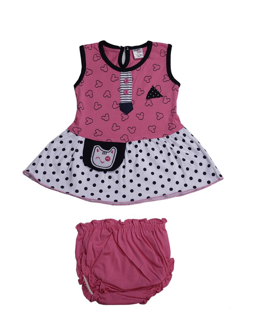 pink cotton frock - 17515530 - Zoom Image - 1
