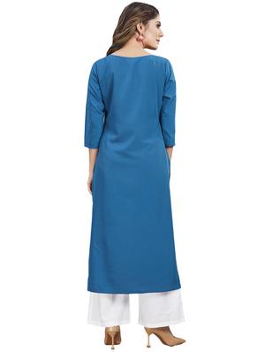 printed a-line kurti - 17515878 - Standard Image - 3