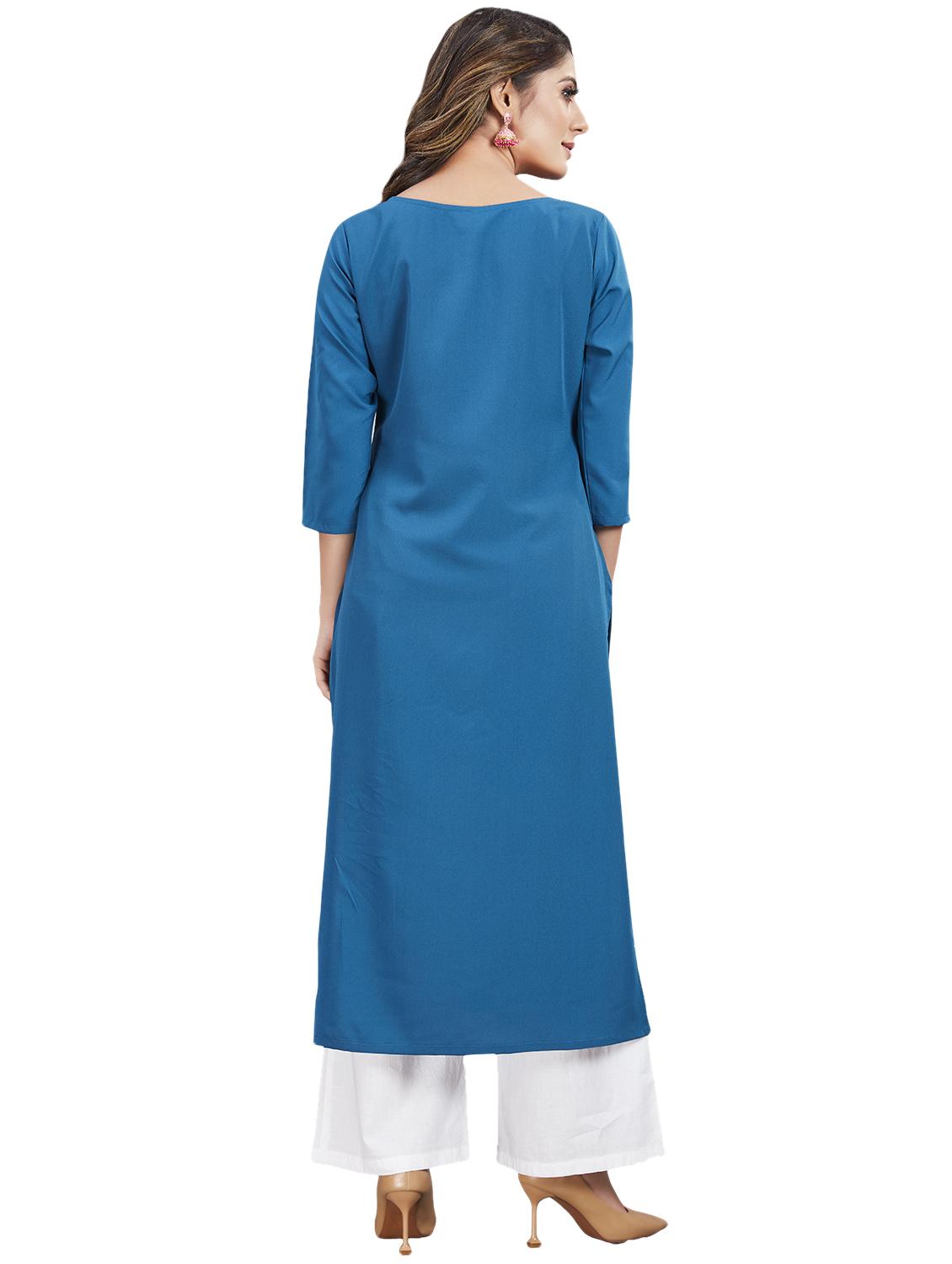 printed a-line kurti - 17515878 - Zoom Image - 3