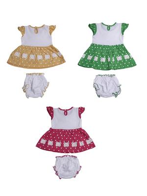 multi colored cotton frock - 17516239 - Standard Image - 2