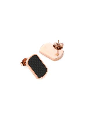 black brass studs earring - 17516577 - Standard Image - 3