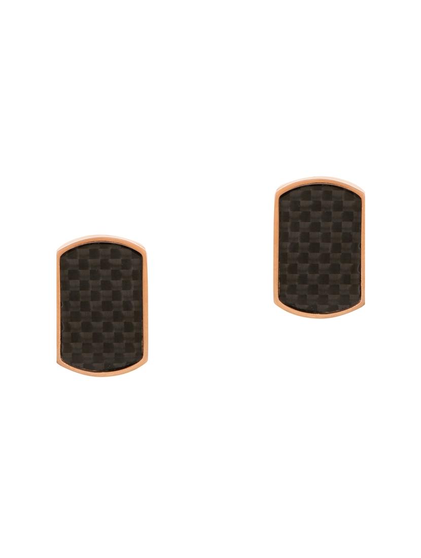 black brass studs earring - 17516577 - Zoom Image - 2