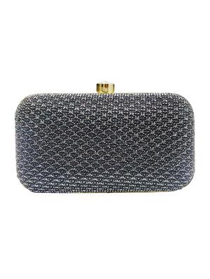 black metal box clutch - 17517165 - Standard Image - 2