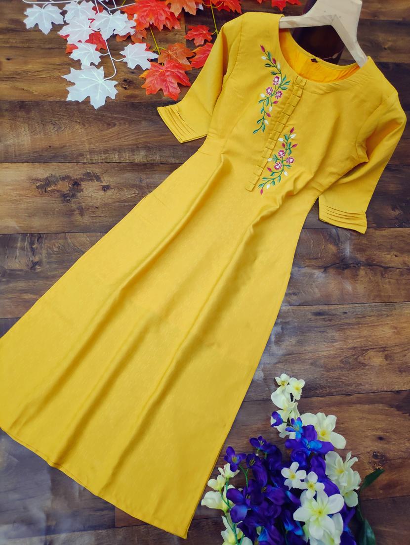 solid selfdesign kurti - 17517294 - Zoom Image - 5