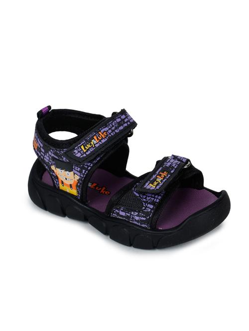 purple leatherette sandals & floater - 17517961 - Standard Image - 1