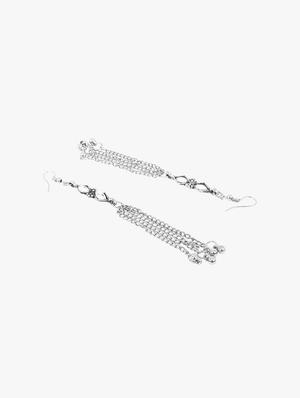 silver brass necklaces and earring - 17518028 - Standard Image - 5
