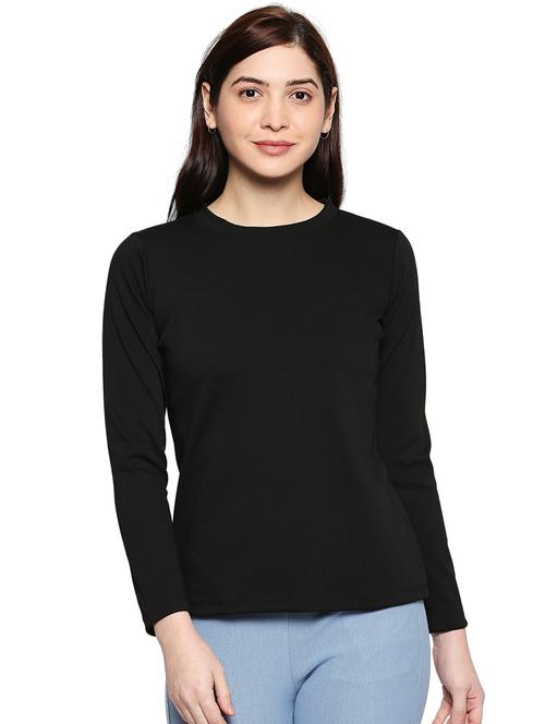 round neck solid tee - 17518188 - Standard Image - 1