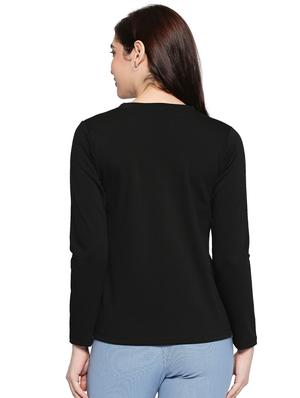 round neck solid tee - 17518188 - Standard Image - 3