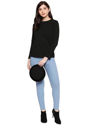 round neck solid tee - 17518188 - Standard Image - 4