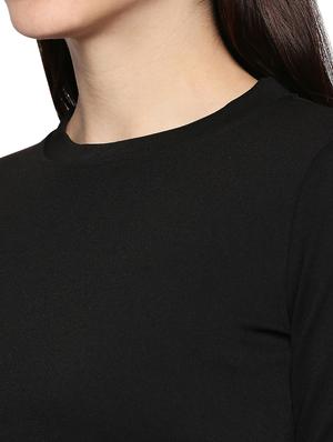 round neck solid tee - 17518188 - Standard Image - 5