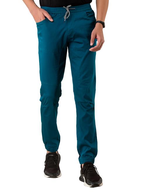 blue solid jogger - 17518220 - Standard Image - 1
