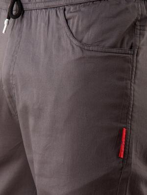 grey solid jogger - 17518226 - Standard Image - 6