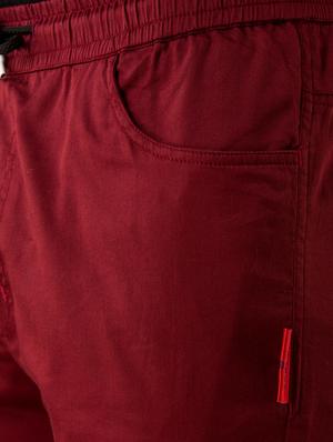 maroon solid jogger - 17518228 - Standard Image - 6