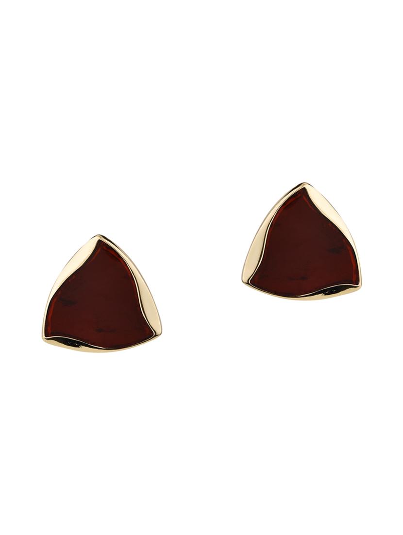 red brass studs earring - 17518296 - Zoom Image - 1