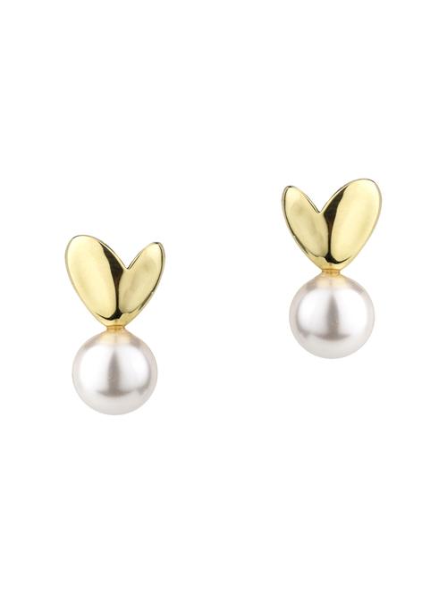 gold brass drop earring - 17518313 - Standard Image - 1