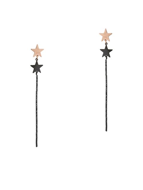black brass drop earring - 17518318 - Standard Image - 1