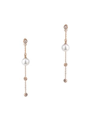 multi colored brass drop earring - 17518324 - Standard Image - 2