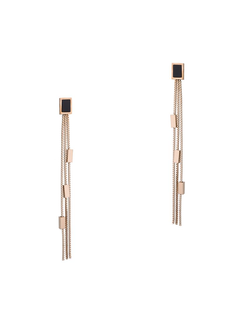 multi colored brass drop earring - 17518327 - Zoom Image - 1