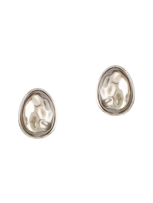 silver brass studs earring - 17518328 - Standard Image - 1