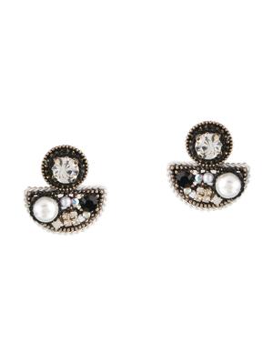 black brass drop earring - 17518335 - Standard Image - 3