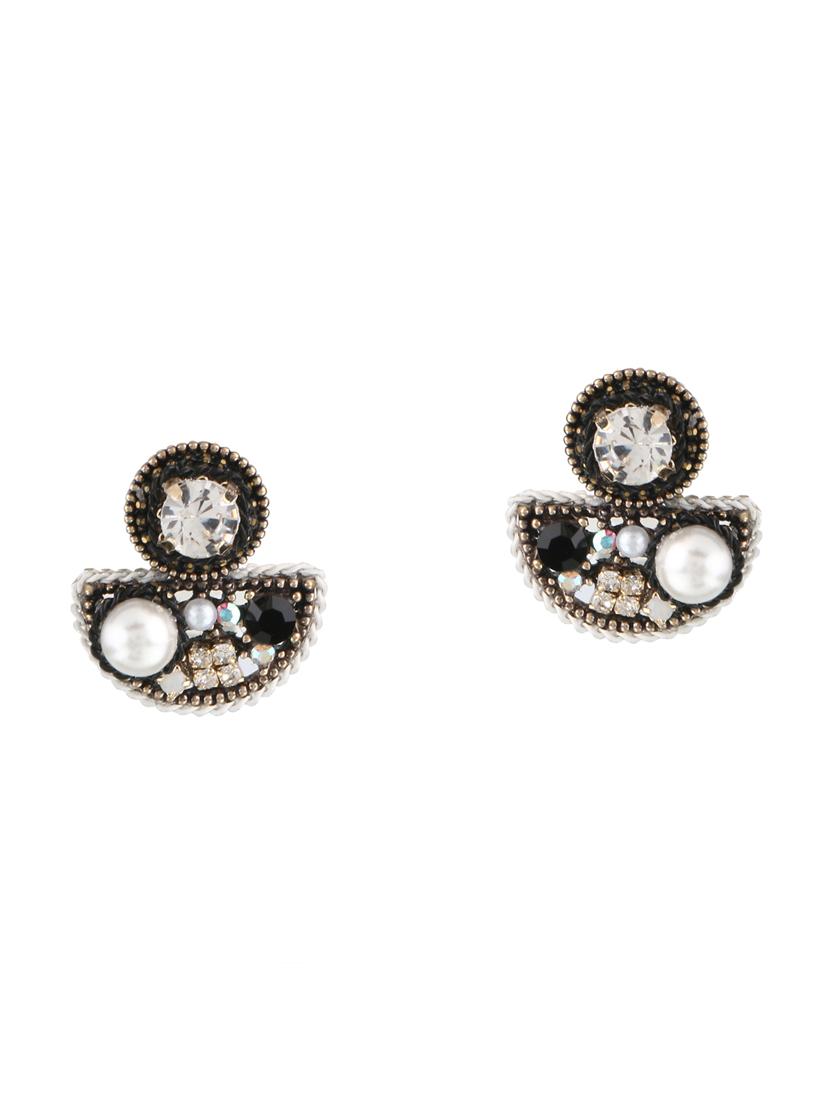 black brass drop earring - 17518335 - Zoom Image - 3