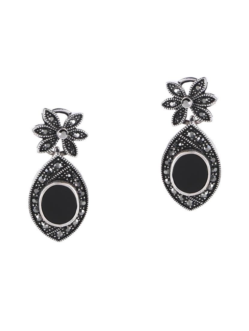 black brass drop earring - 17518344 - Zoom Image - 1