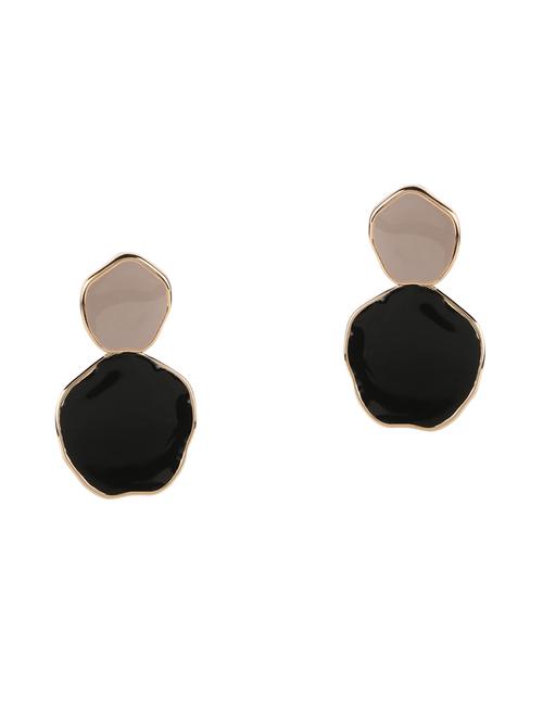 black brass drop earring - 17518351 - Standard Image - 1
