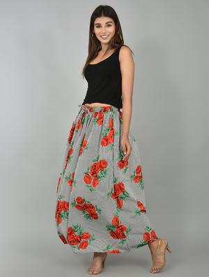 high rise flared skirt - 17519307 - Standard Image - 4