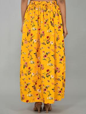 floral a-line skirt - 17519312 - Standard Image - 3