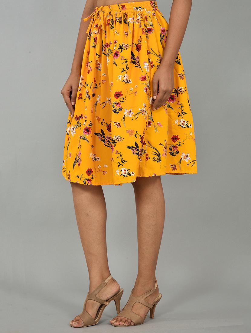high rise floral skirt - 17519317 - Zoom Image - 2