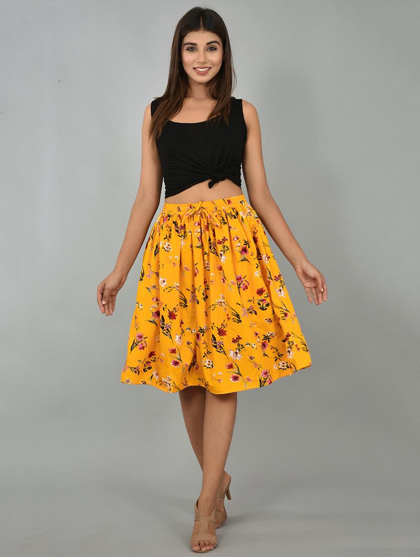 high rise floral skirt - 17519317 - Zoom Image - 4