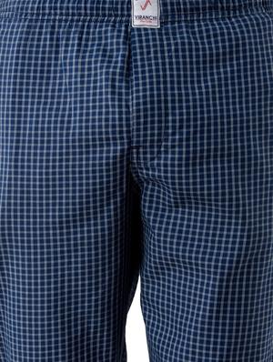 blue checkered pyjama - 17519352 - Standard Image - 5
