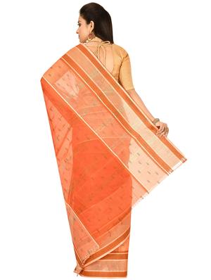 self design tant saree - 17519650 - Standard Image - 2