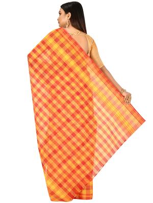self design tant saree - 17519657 - Standard Image - 2