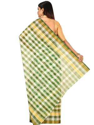 self design tant saree - 17519658 - Standard Image - 2