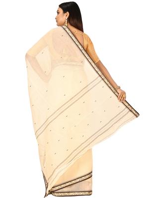 self design tant saree - 17519686 - Standard Image - 2