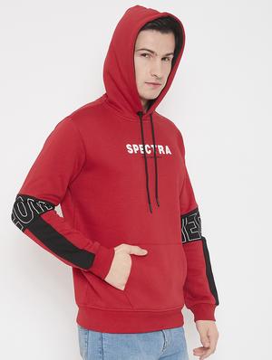red printed cut & sew sweatshirt - 17520075 - Standard Image - 2