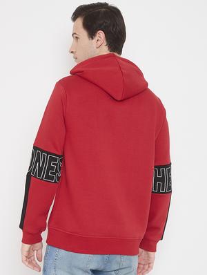 red printed cut & sew sweatshirt - 17520075 - Standard Image - 3