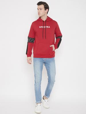 red printed cut & sew sweatshirt - 17520075 - Standard Image - 4