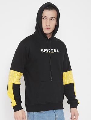 black printed cut & sew sweatshirt - 17520076 - Standard Image - 2
