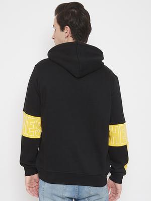black printed cut & sew sweatshirt - 17520076 - Standard Image - 3