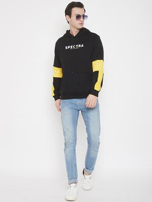 black printed cut & sew sweatshirt - 17520076 - Standard Image - 4