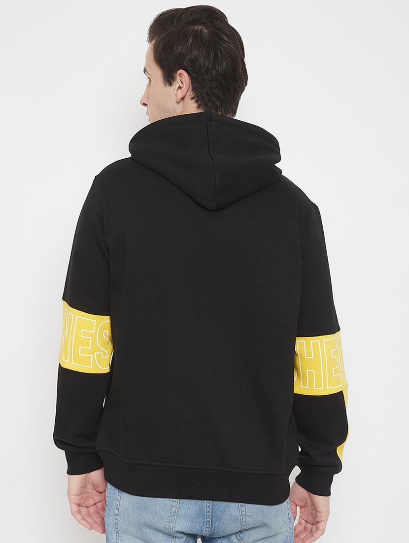 black printed cut & sew sweatshirt - 17520076 - Zoom Image - 3