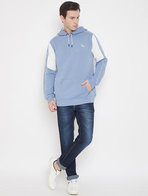 light blue printed cut & sew sweatshirt - 17520080 - Standard Image - 4