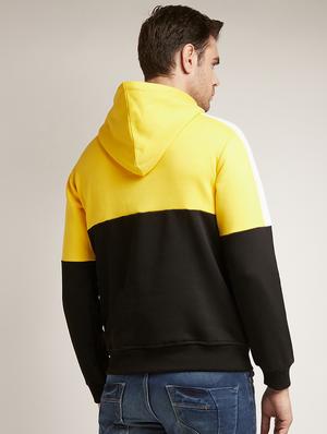 yellow printed cut & sew sweatshirt - 17520095 - Standard Image - 3