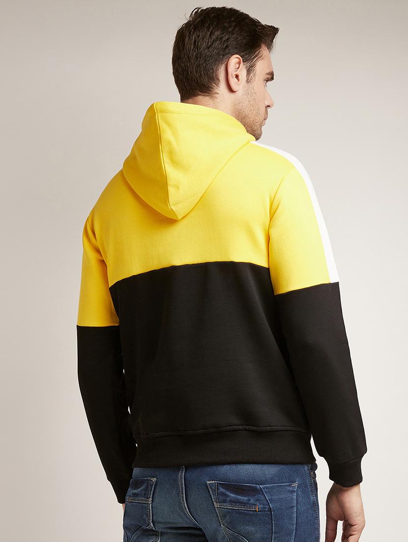 yellow printed cut & sew sweatshirt - 17520095 - Zoom Image - 3
