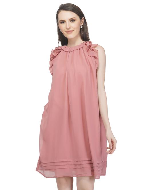 ruffle detail a-line top - 17520339 - Standard Image - 1